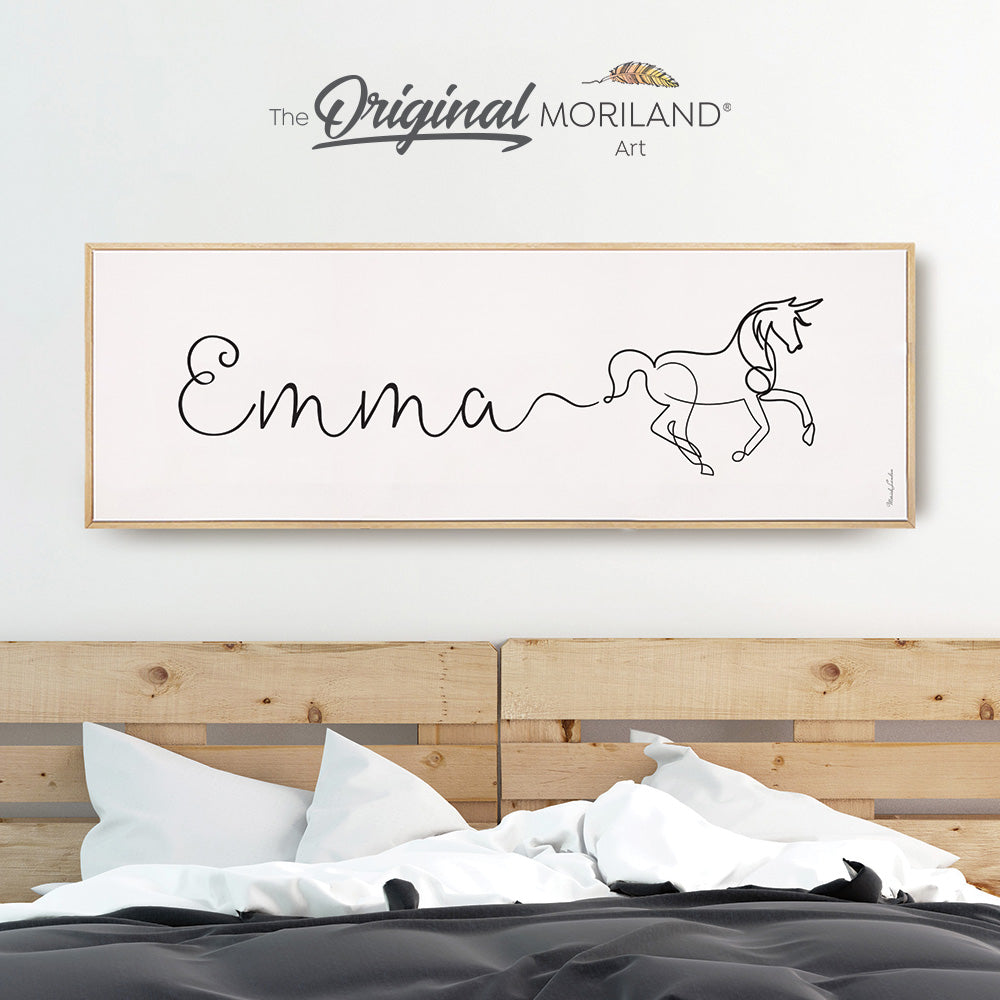 custom-name-one-line-drawing-with-unicorn-printable-art-moriland for Free Printable Name Wall Art Custom Name One Line Drawing with Unicorn - Printable Art – MORILAND for Free Printable Name Wall Art