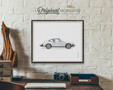 Porsche 911 Art Print, Classic Porsche Decor, Vehicle Print, Car Printable Art, Transportation Decor, Boy Girl Room Decor, Man Office Decor