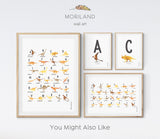Alphabet Print, Letter J Print, Personalized Name Nursery, ABC Poster, Boy Name Nursery, Dinosaur Print, Alphabet Art, Dinosaur Printable
