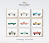 Old-Timer Blue Pickup Truck Print - Printable Art