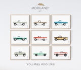 Baby Blue Old Truck Print, Pickup Truck Wall Art, Car Print, Truck Nursery Prints, Car Printable Poster, Toddler, Nursery Decor, MORILAND