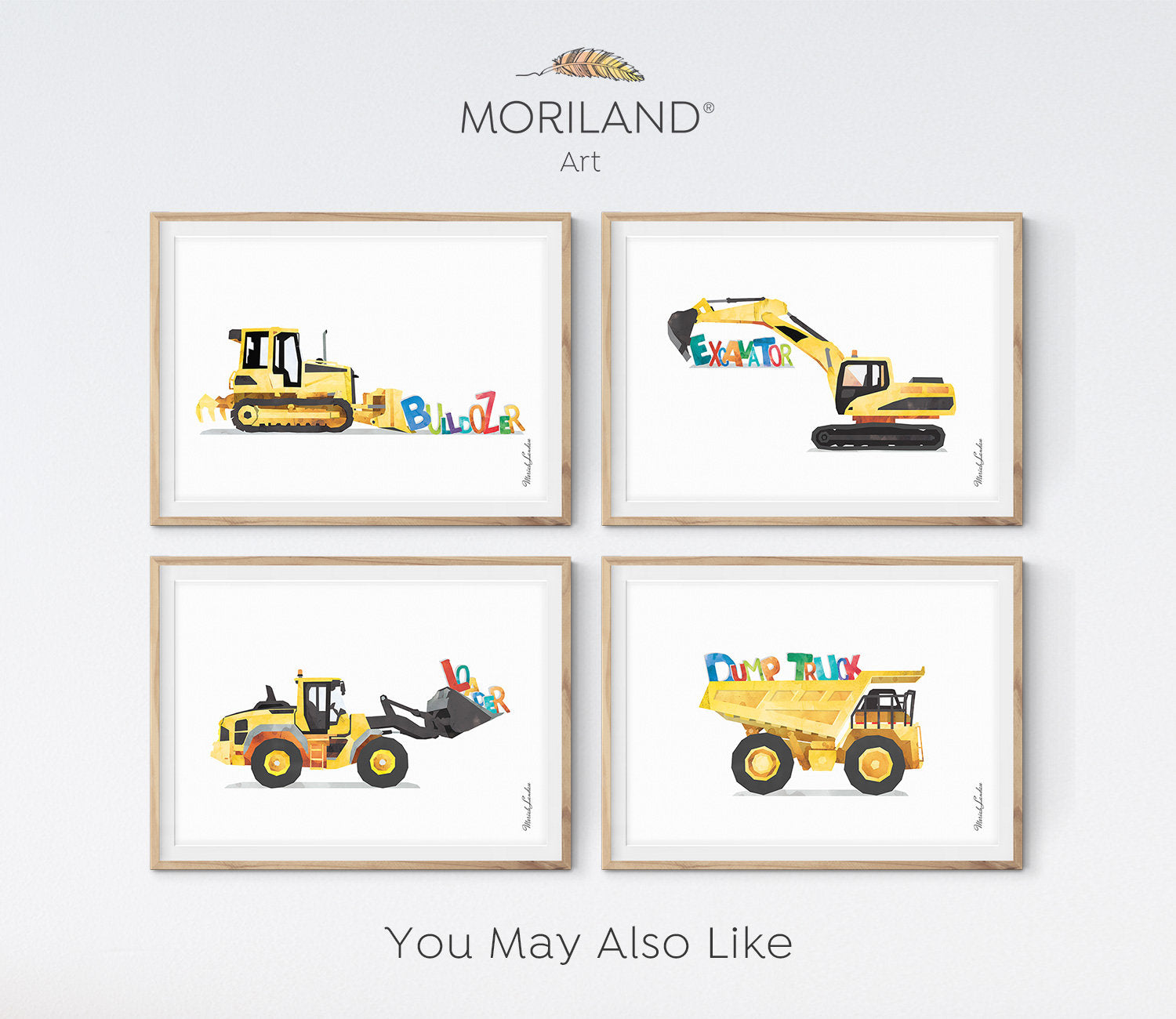 Bulldozer Preschool Print - Printable Art