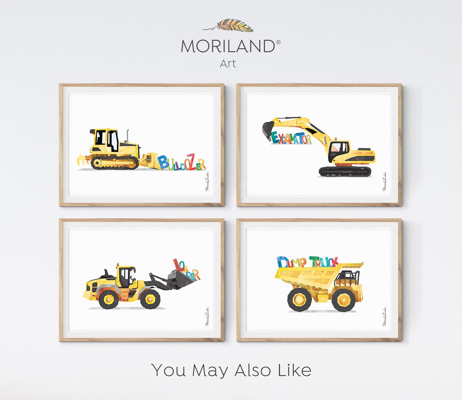 Excavator Preschool Print - Printable Art