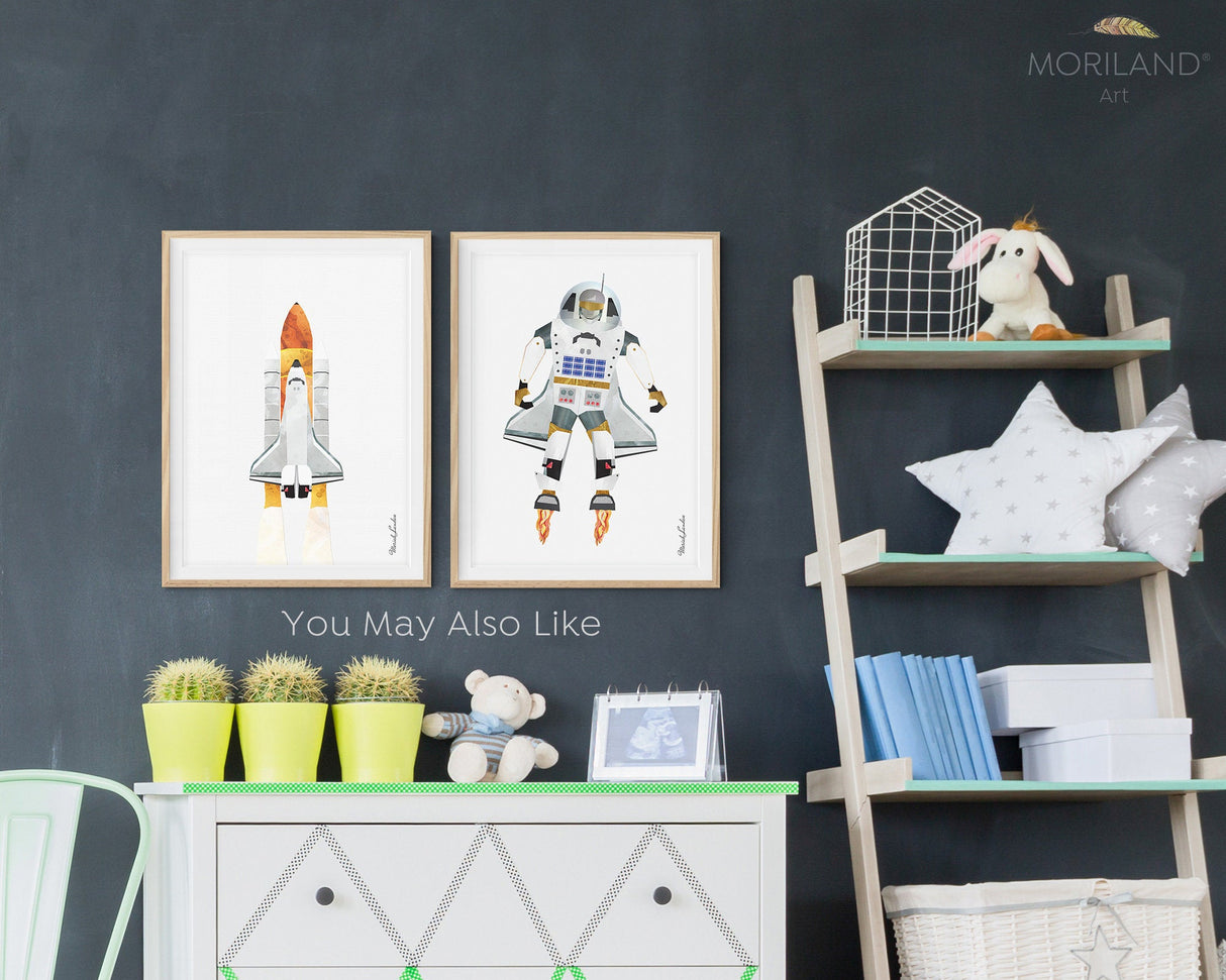 Houston the Space Robot - Printable Art