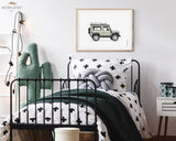 Sage Green Classic SUV Print - Printable Art