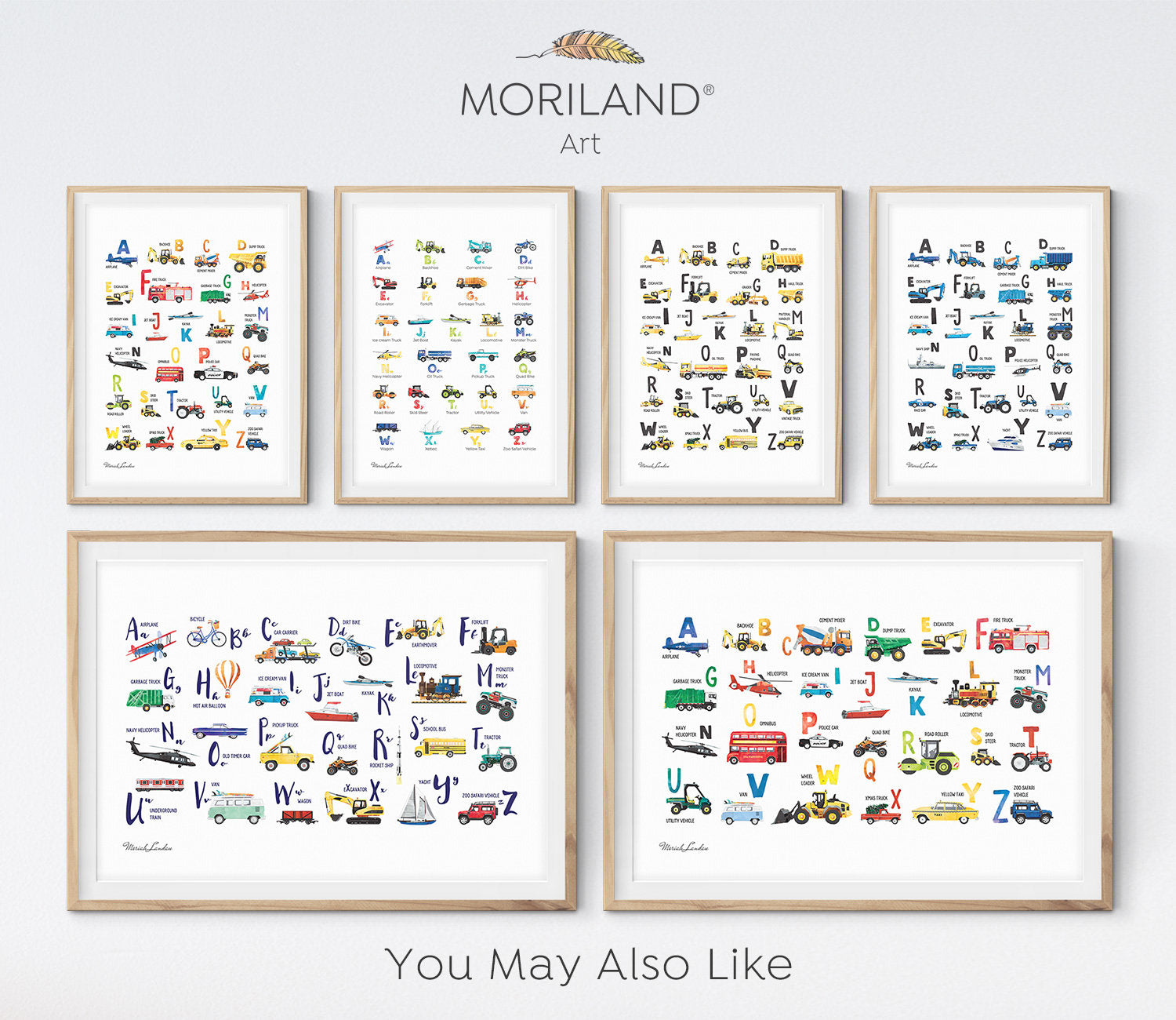 Space Alphabet Print, Vertical Alphabet Poster, Educational Printable ABC Print, Space Wall Art, Boy Room Decor, Space Decor, MORILAND