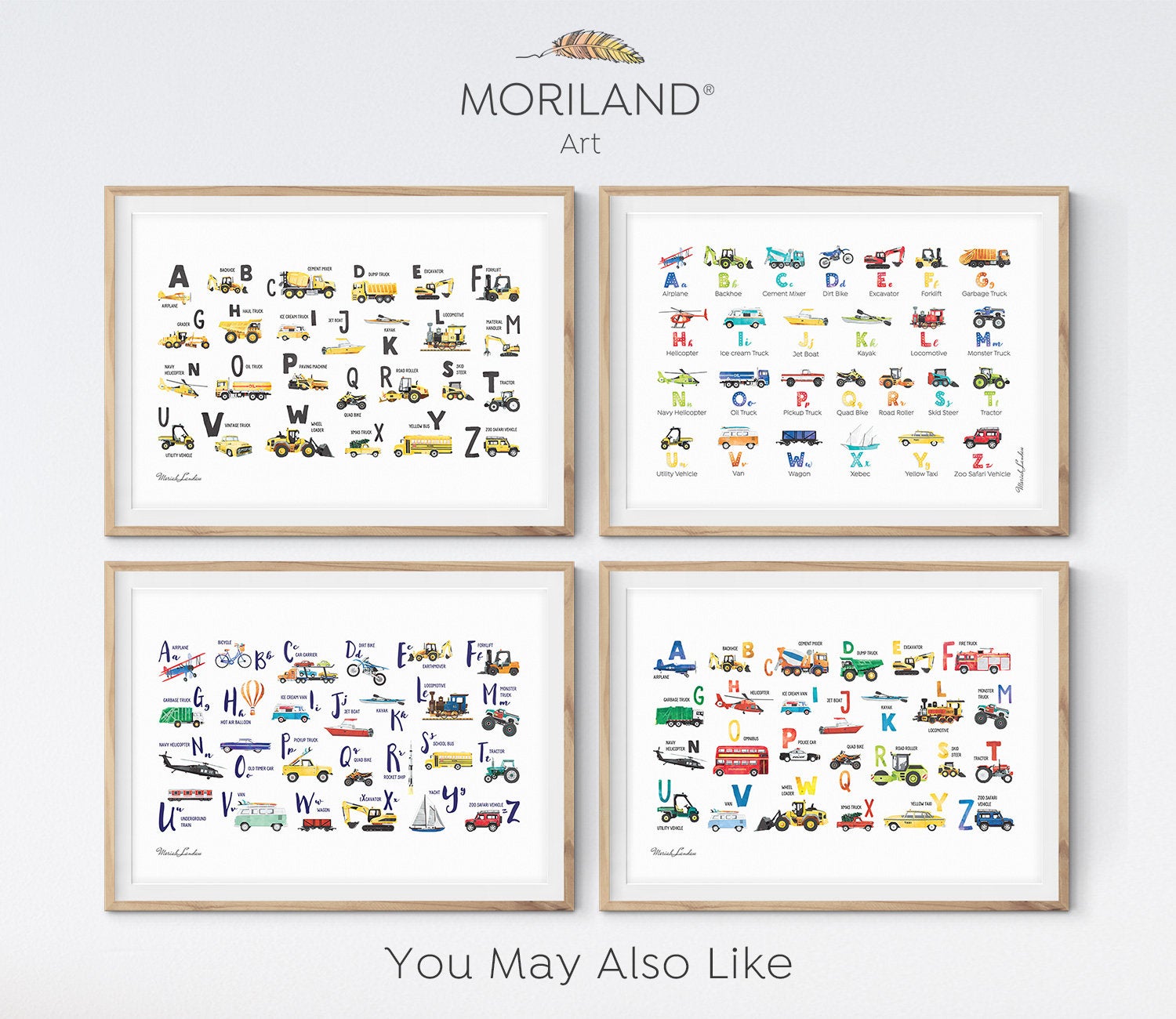 Learning Colors with Vehicles Print - Printable Art