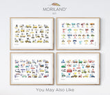 Learning Colors with Vehicles Print - Printable Art