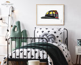 Firefighter Helmet Print - Printable Art