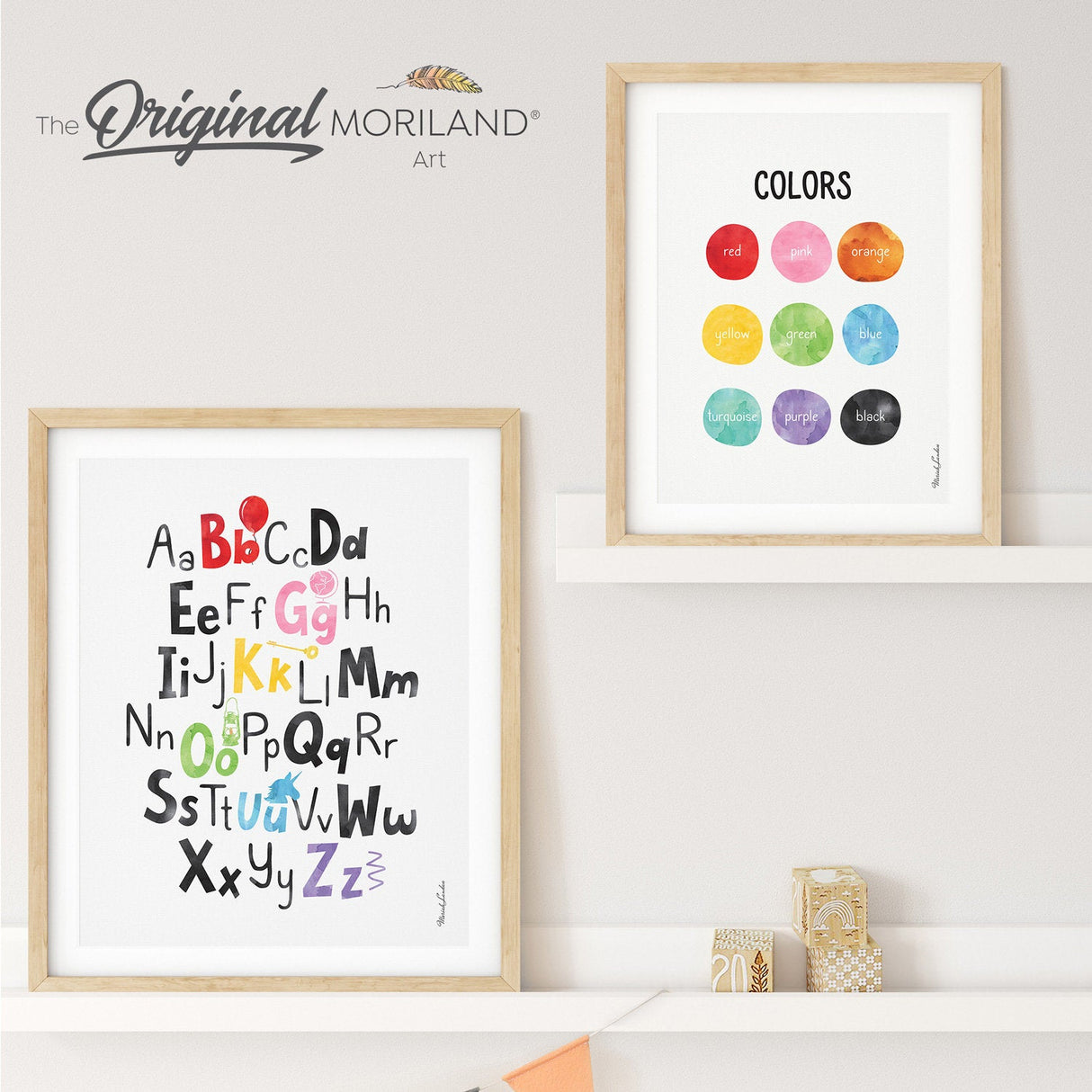 Educational Prints, Set of 6 Printable Learning Posters, Kids Wall Art, Classroom Decor, Homeschool Decor, Preschool Poster, Playroom Art