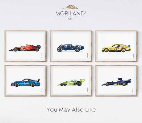 Racing Flag Printable, Start Flags, Race Flags, Checkered Flag Wall Art, Finish Flags, Boy Bedroom Art, Racecar Wall Decor, MORILAND®