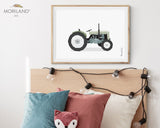 Sage Green Tractor Print, Tractor Nursery, Tractor Printable, Transportation Decor, Boys Room Vehicle Decor, Tractor Decor, Farm Theme