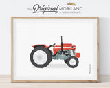 Farm Vehicles Decor, Preschool, Boy Bedroom Art, Digger Printable, Tractor Nursery, Tractor Birthday, Farmhouse Room Decor, Forklift, International Scout Truck, Backhoe, Alphabet Print, MORILAND Wall Art