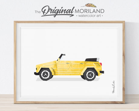 VW thing, Print, Wall Art, Toddler, Decor, Printable