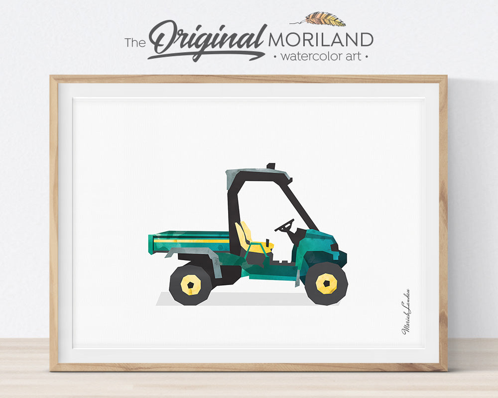 Farm Vehicles Decor, Preschool, Boy Bedroom Art, Digger Printable, Tractor Nursery, Tractor Birthday, Farmhouse Room Decor, Forklift, International Scout Truck, Backhoe, Alphabet Print, MORILAND Wall Art