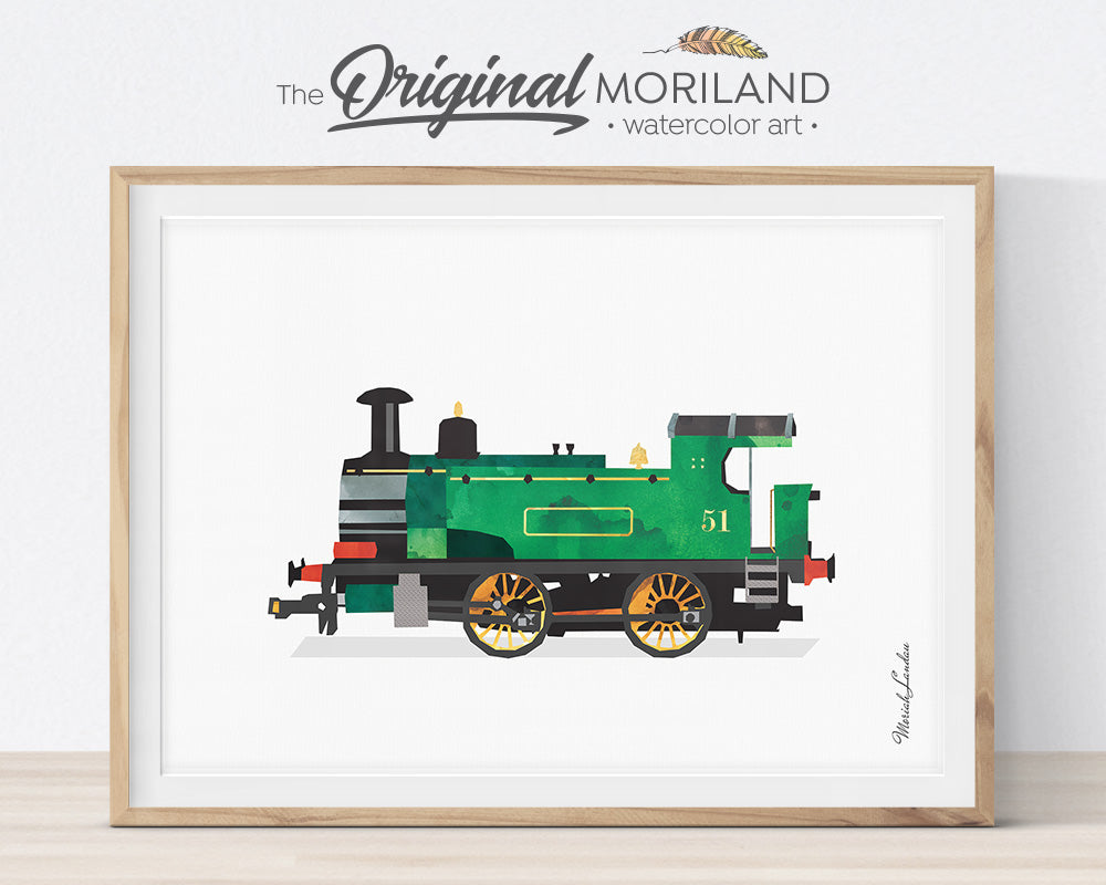 Trains - Printable Set of 6 - LAND8