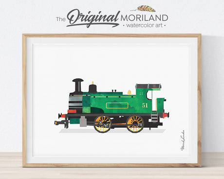 Trains - Printable Set of 6 - LAND8