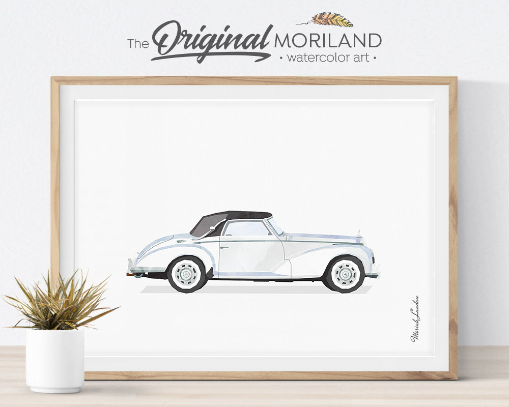 Black & White Vehicles - Printable Set of 9 - LAND25