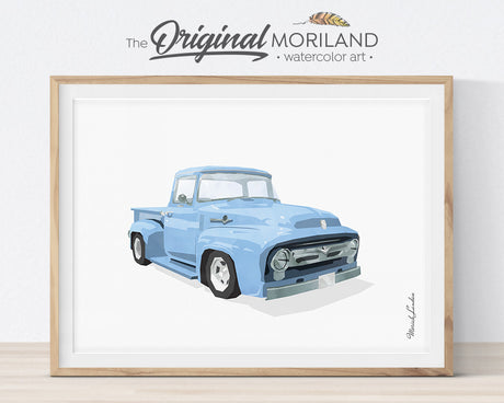 Transportation Wall Art, Ford Big Window, Print, Nursery Printable